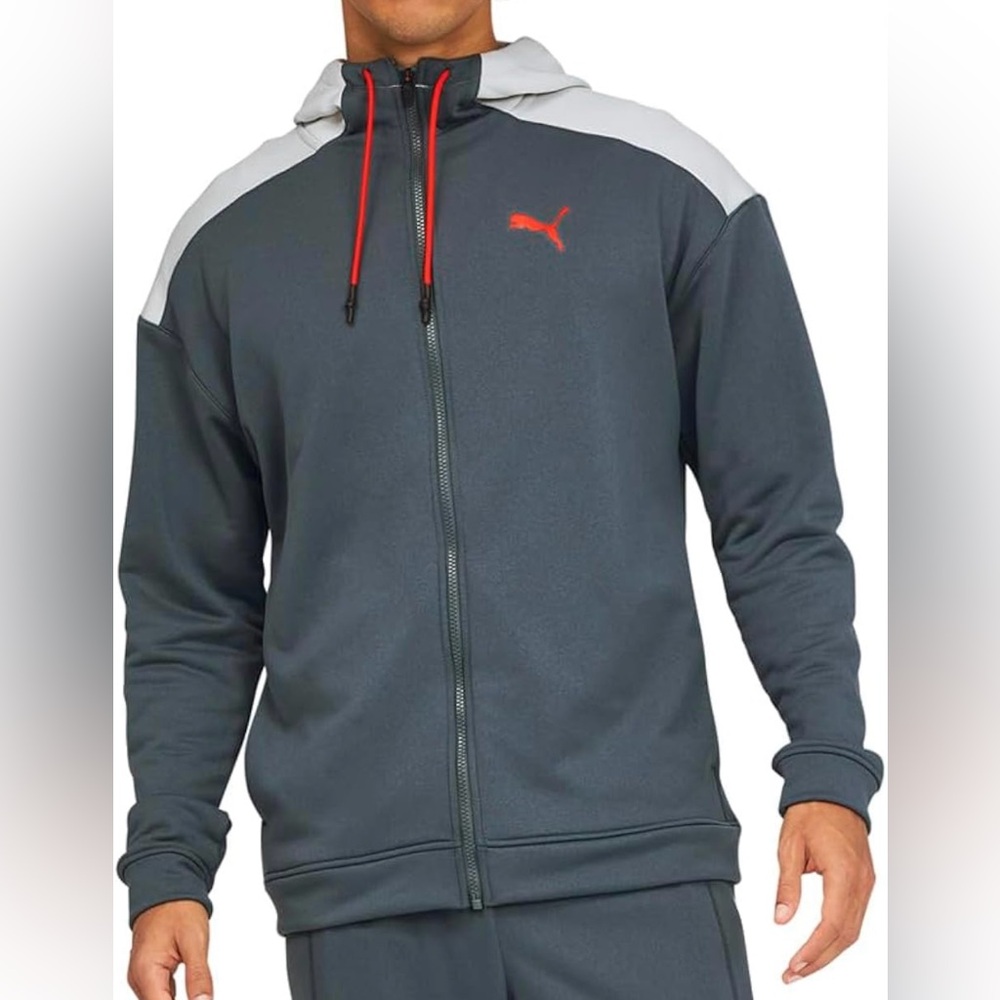 Puma Men's Drycell Train Logo Full Zip Hoodie